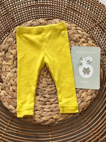Legging, petit bateau, taille six mois