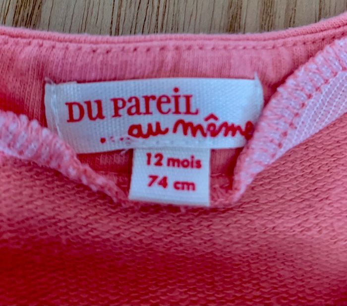 Robe 12 mois du pareil au même - photo numéro 4