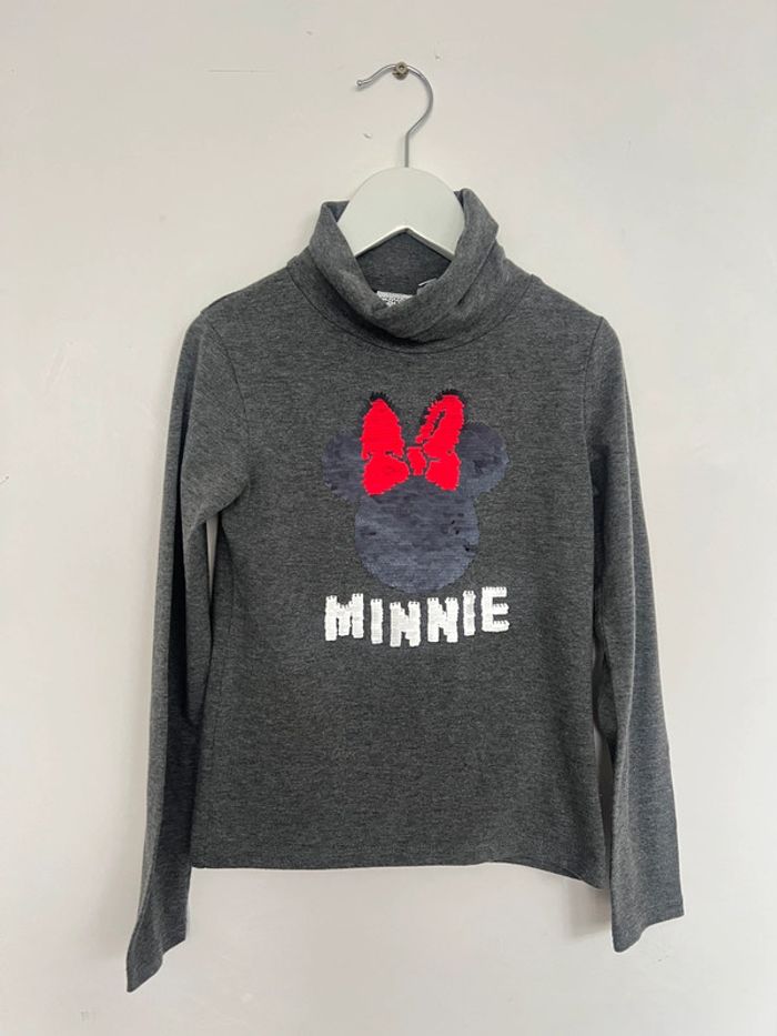 T shirt col roulé Disney 8 ans - photo numéro 5