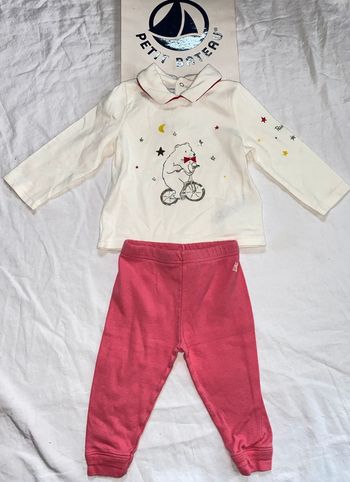 ensemble Petit Bateau  12 mois