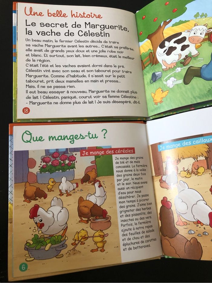 2 livres la vache et la poule - photo numéro 3
