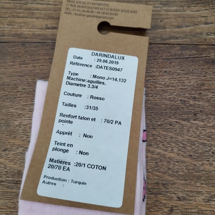 Collants fille 31/35 - photo numéro 5