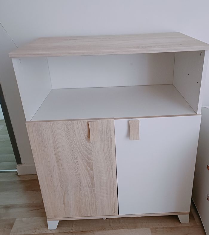 Lit a barreaux 60x120 cm + commode a langer - photo numéro 5