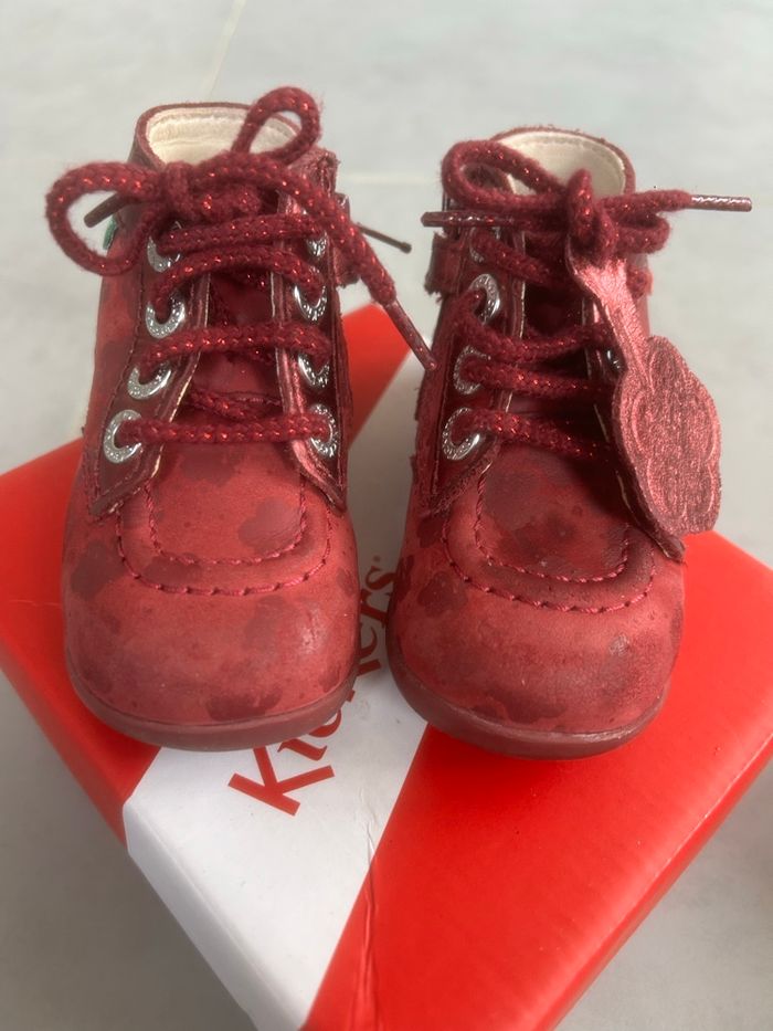 Kickers rose pointure 20 TBE - photo numéro 4