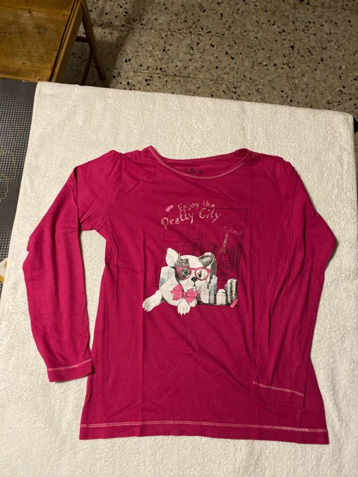 12 ans haut manches longues