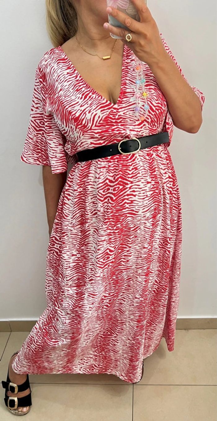 🌺Robe longue imprimée Taille M-L - photo numéro 3