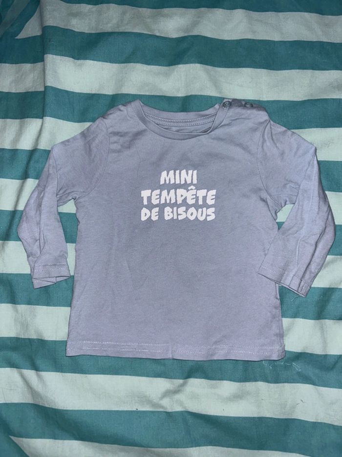 Manche longue bébé 9mois