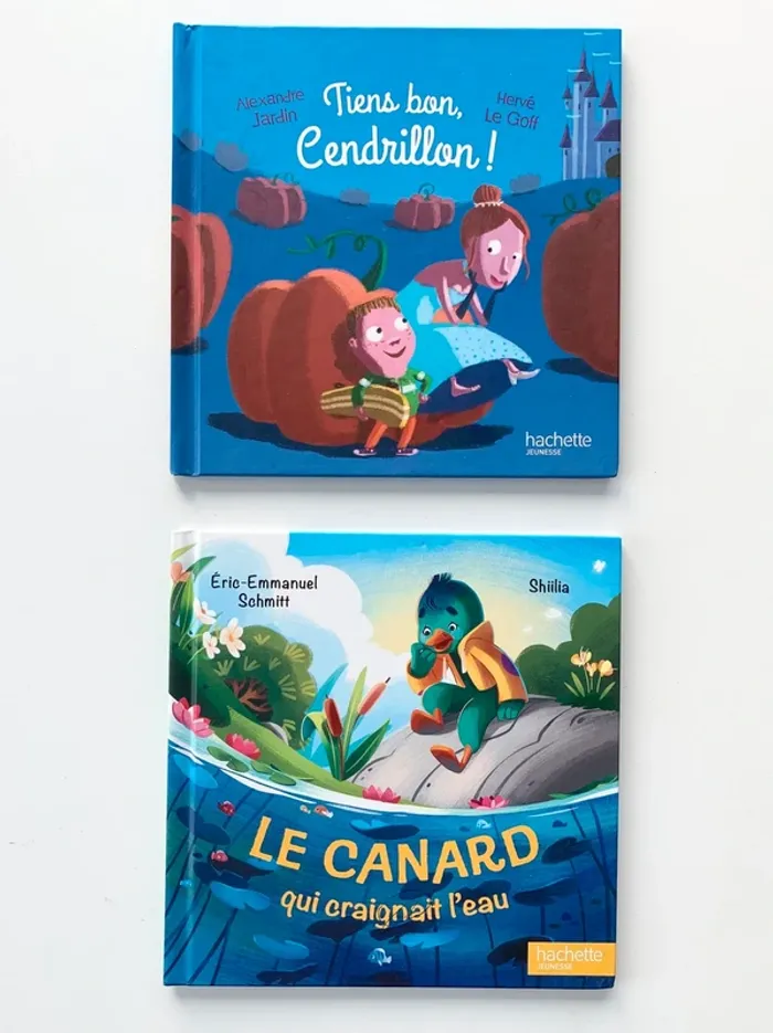 Lot de 2 livres 📚 Le Canard qui craignait l'eau / Tiens bon, Cendrillon