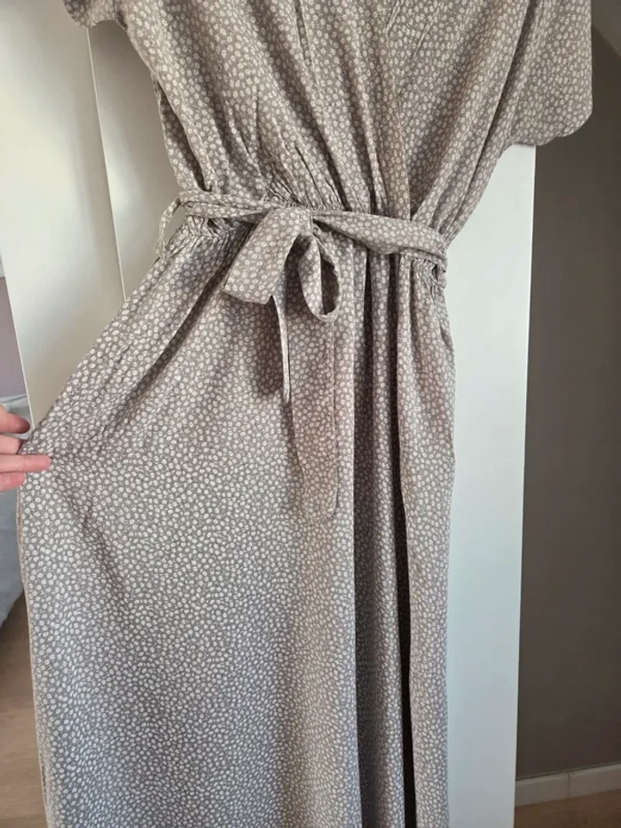 Robe longue motifs fleurs - photo numéro 3