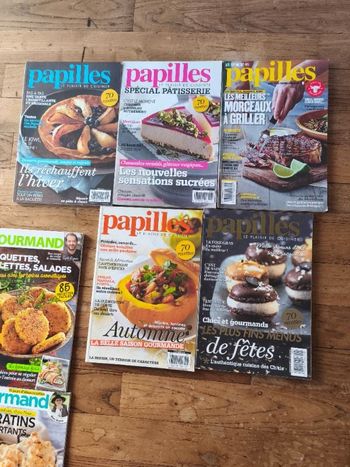 Lot magazines de recettes