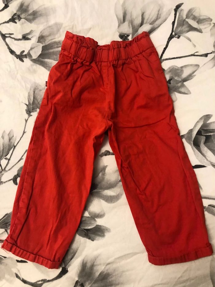 Pantalon fin été mi saison fille 24 mois okaïdi - photo numéro 4