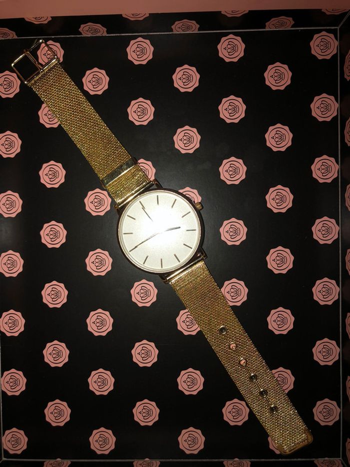 Montre femme doré