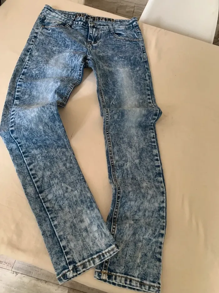 Jean TK Denim taille 14 ans tres bon état taille réglable - photo numéro 2