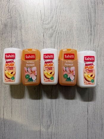 Lot gel douche Tahiti 