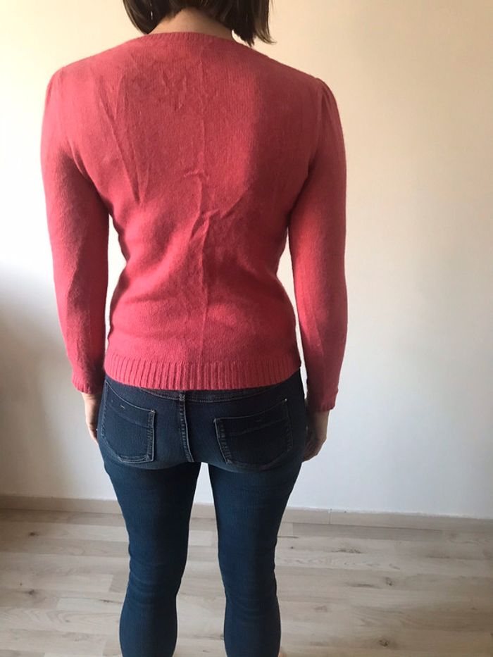 Pull camaïeu rose angora - photo numéro 2