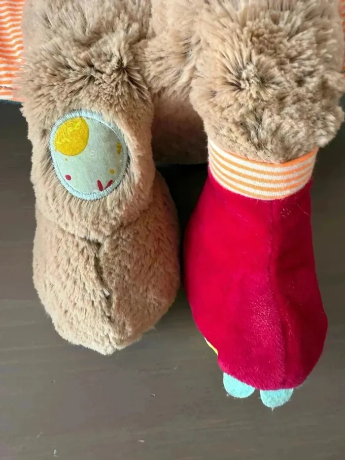 Peluche d'Activités Le Chien César - Liliputiens en Très bon état - Éveil Bébé & Jouet Sensoriel - photo numéro 7