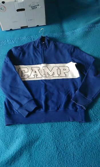 Pull homme bleu taille