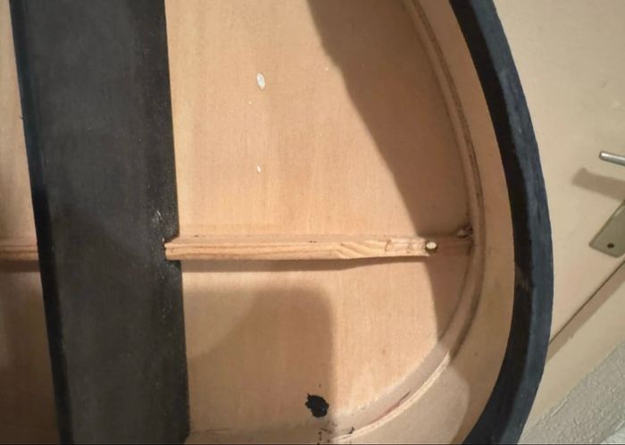 Étagère murale guitare fait main - photo numéro 9