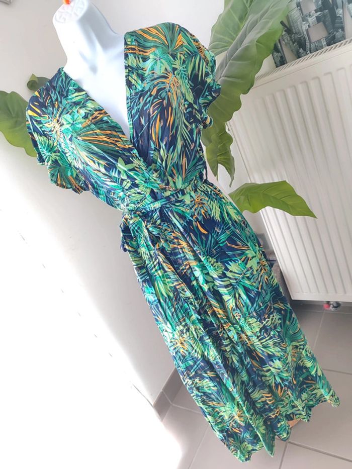 Jolie robe longue fleurie