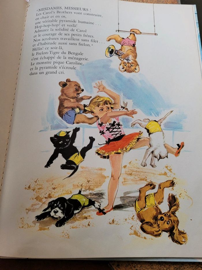 1964 Livre ancien rare le cirque Caroline grand album collection Pierre Probst - photo numéro 8