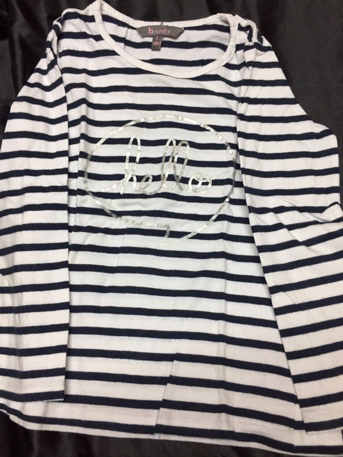 Marinière manche longue 6 ans