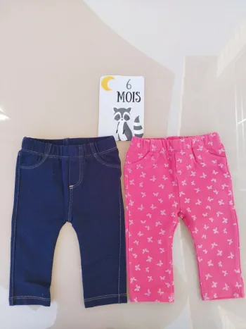 Lot pantalons 6 mois
