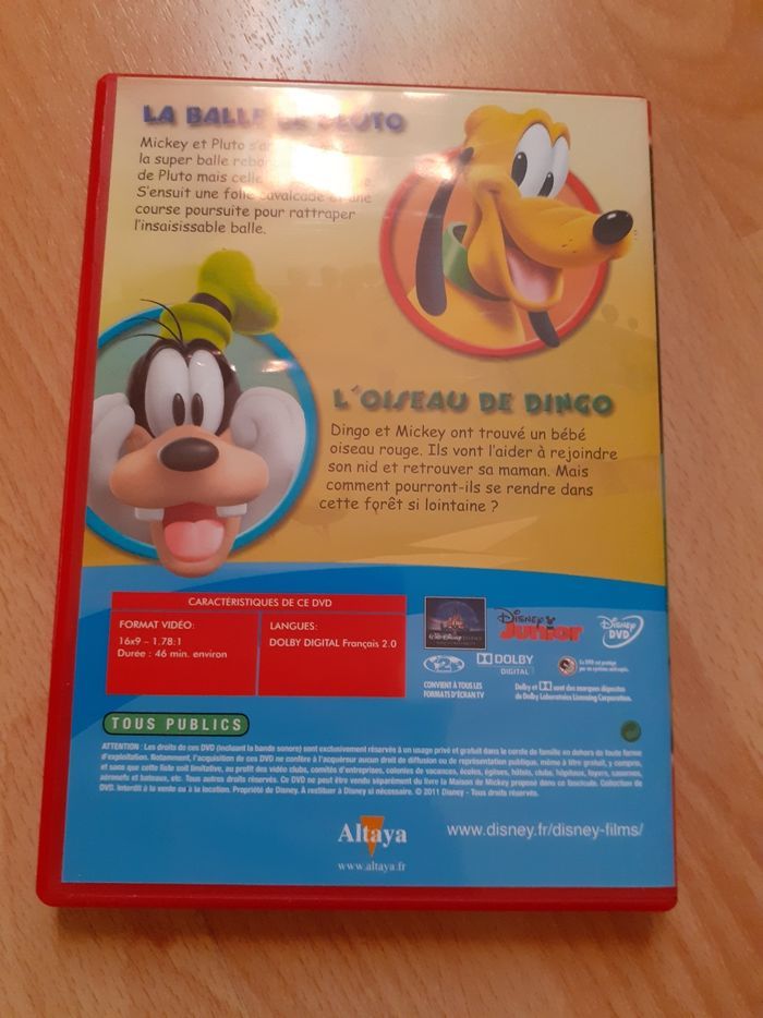 Lot de 2 dvd la maison de Mickey - photo numéro 3