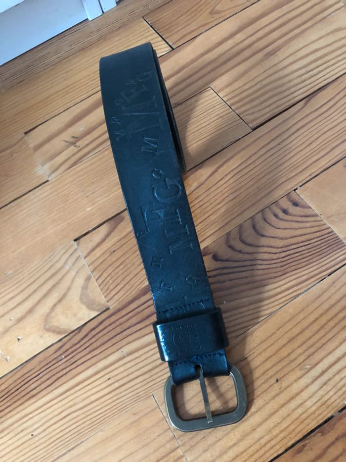 Ceinture cuir noir Marithé et François Girbaud 80 cm - photo numéro 7