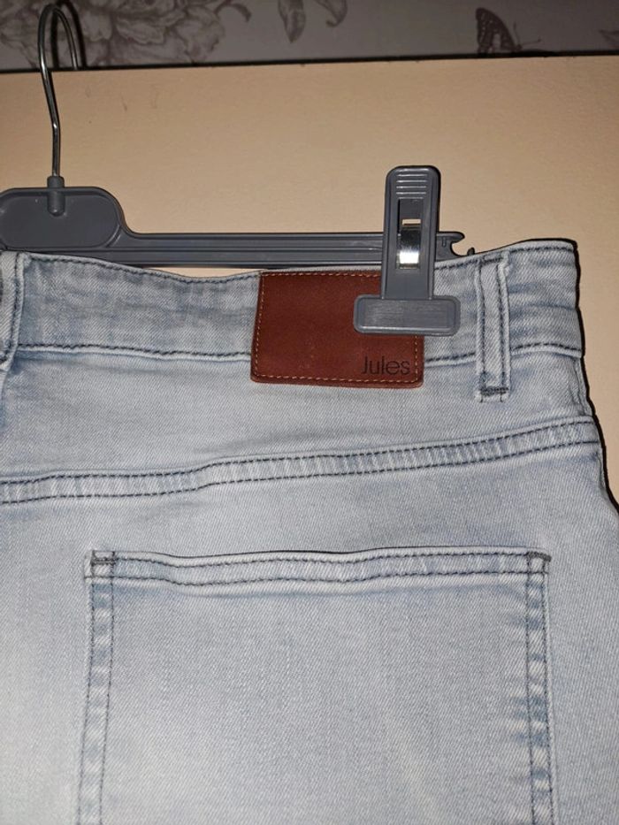 Pantalon droit Jules 40 homme bleu clair W30 L34 tbe - photo numéro 4