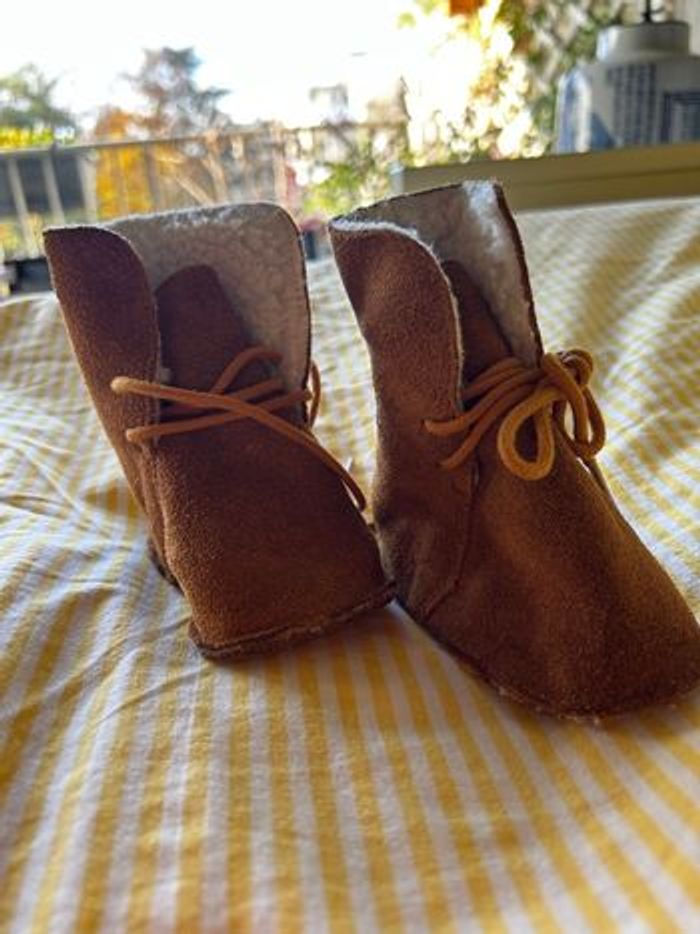 Bottines Mouflettes 0-6 mois