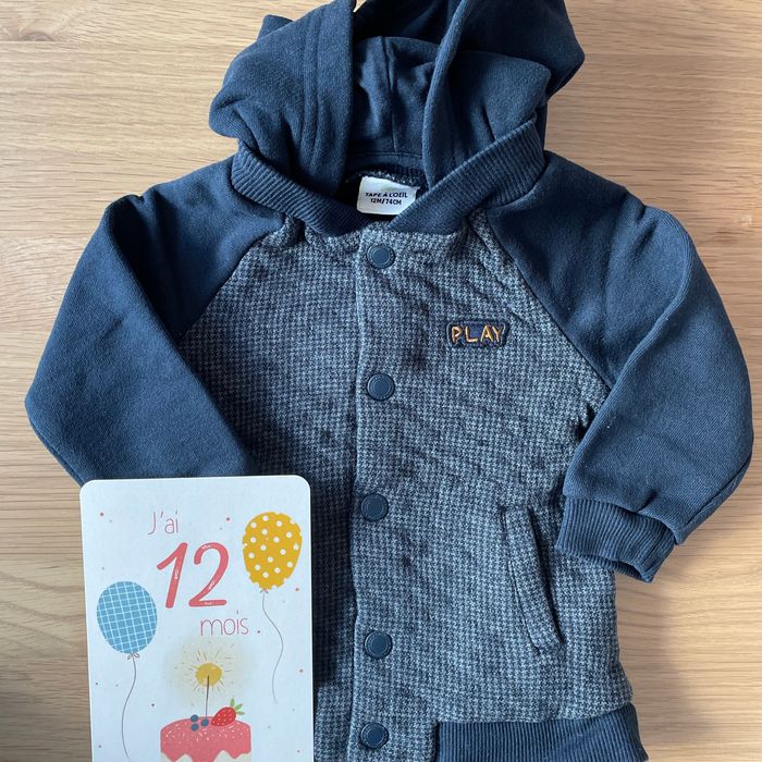 Veste Teddy garçon 12 mois