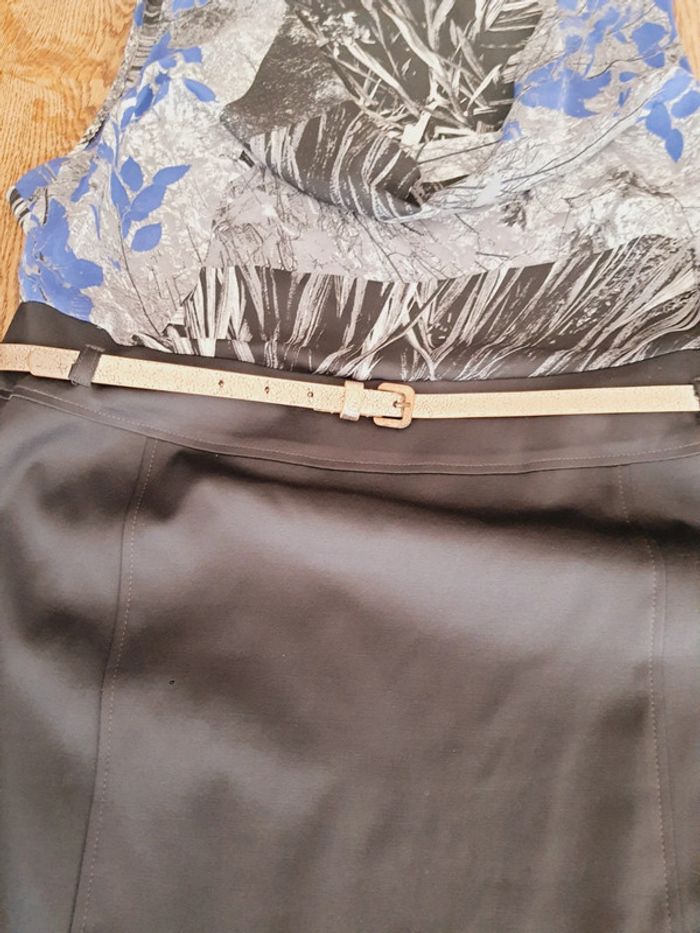 Jolie Robe D'Auvry fr 50 be 48 avec ceinture - photo numéro 13