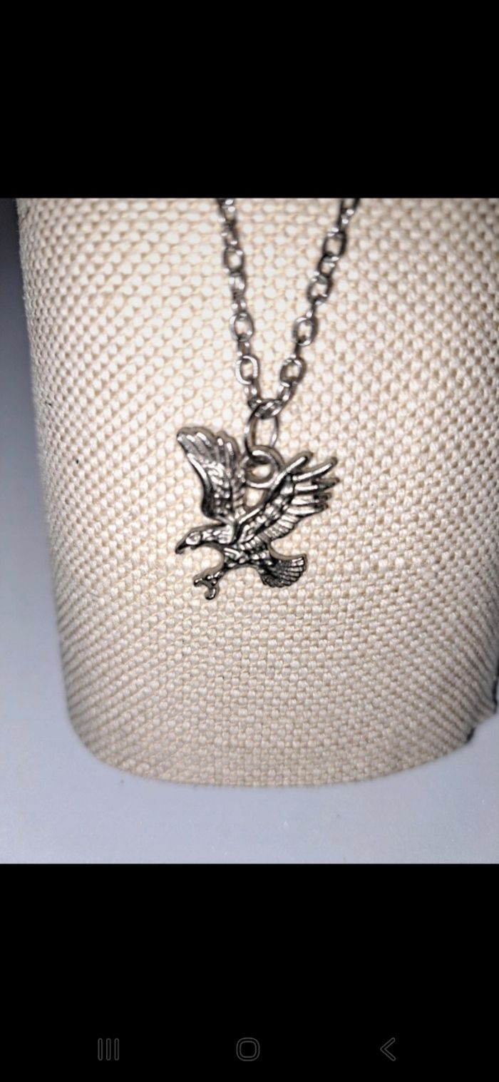Collier pendentif aigle - photo numéro 3