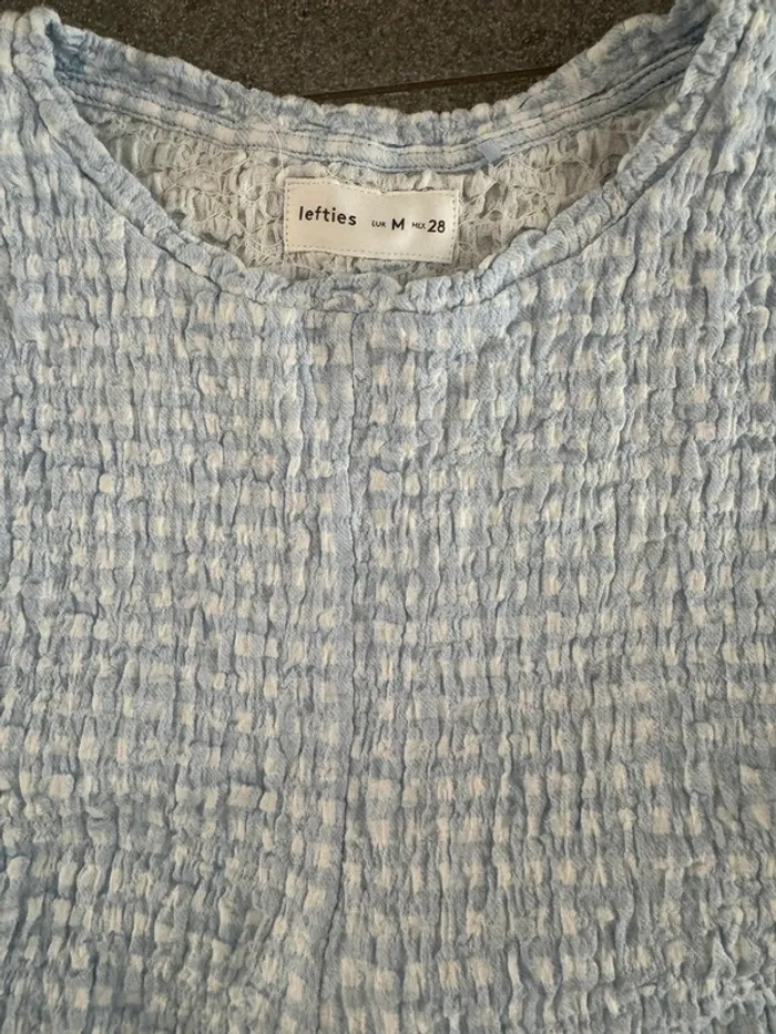 Ensemble Vichy bleu ciel - photo numéro 7