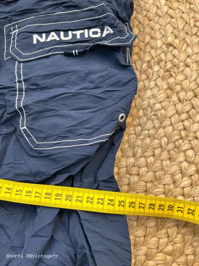 Short de Bain Nautica Homme Marine/Blanc Taille M | Très Bon État | SNVintagefr | BS406 - photo numéro 6