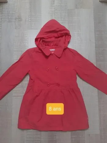 Veste trench mi saison 8 ans