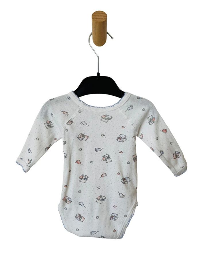 Body croisé (chats et souris) - Petit Bateau 1 mois (54cm) - photo numéro 6