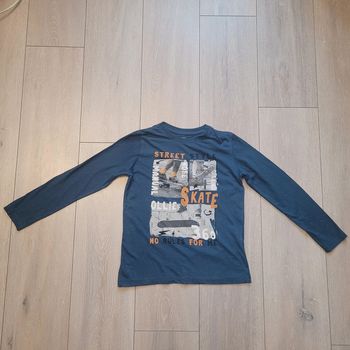 Maillot manche longue bleu. Garçon 10 ans. Marque In Extenso