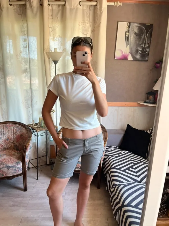 Jort bermuda capri bohème champêtre
