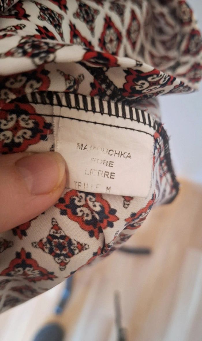 Sublime robe à motif taille M comme neuve - photo numéro 7