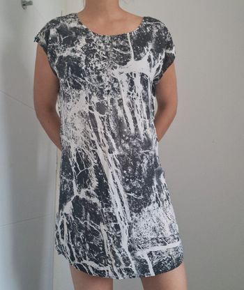 Robe femme vila noire et blanche taille S