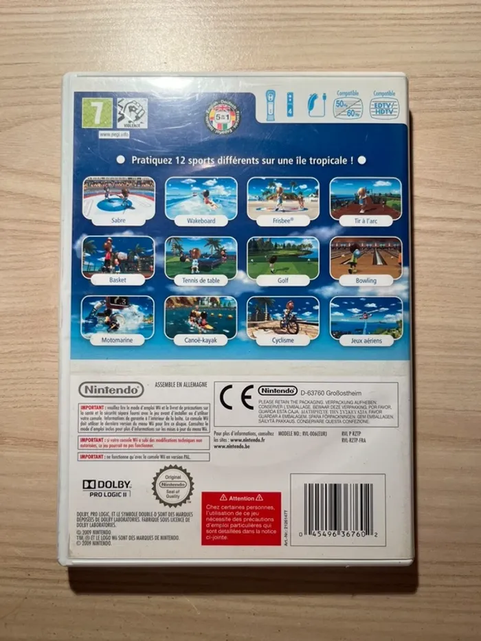 Jeu Wii Wii Sport Resort - photo numéro 2
