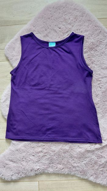 Débardeur violet pecca taille 2 neuf