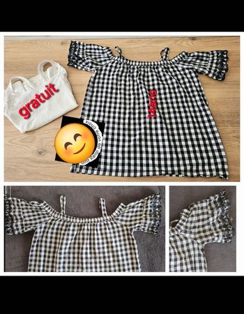 TEE shirt / blouse à bretelles fille 14 ans +1 gratuit