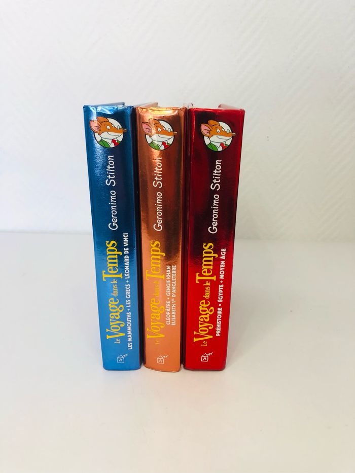 Geronimo Stilton Voyage dans le temps tome 1,3,4 - photo numéro 2