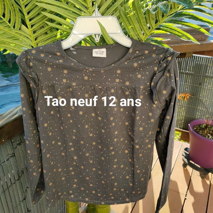 T-shirt manches longues fille 12 ans - photo numéro 3