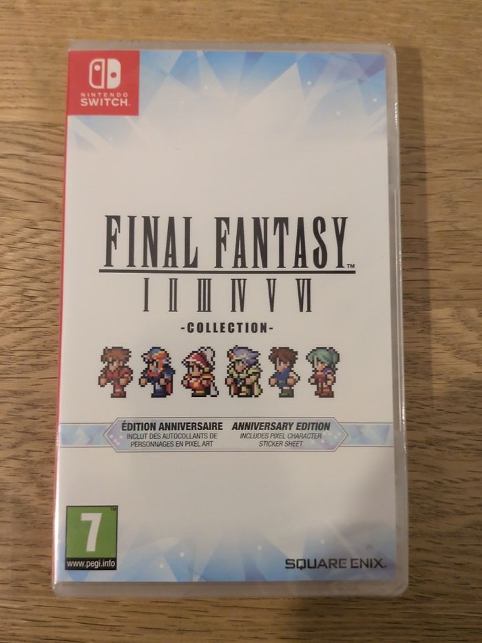Final fantasy I à VI collection anniversaire switch neuf sous blister