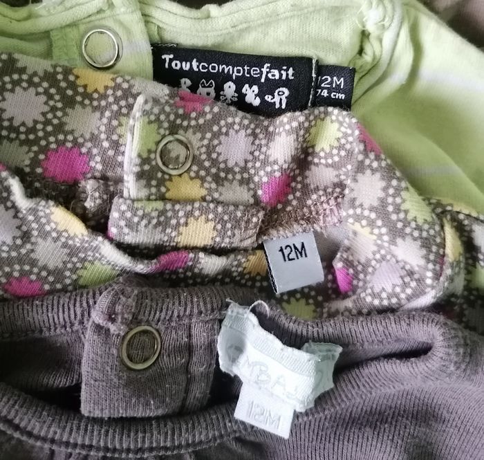 Lot 4 T shirts fille 12 mois/1 an - photo numéro 10