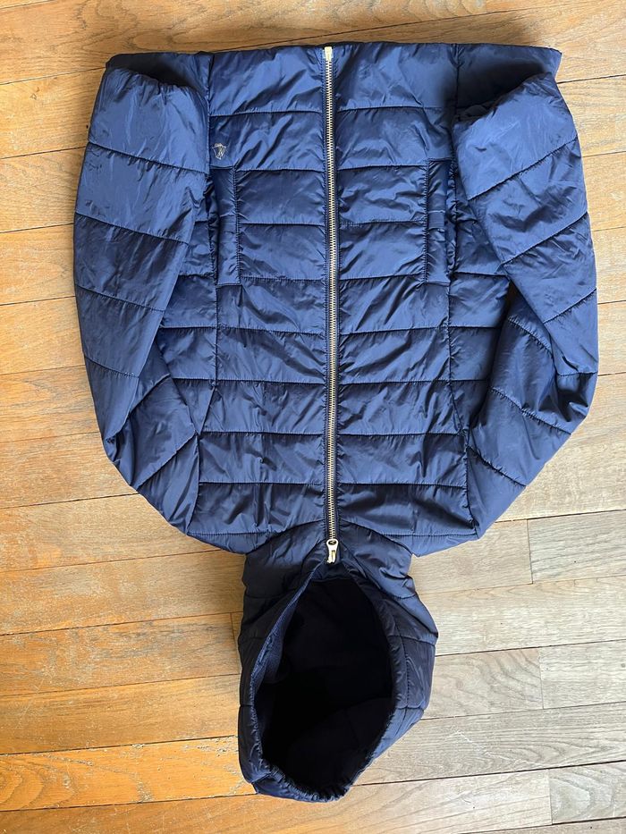 Doudoune marine Petit Bateau 8 ans