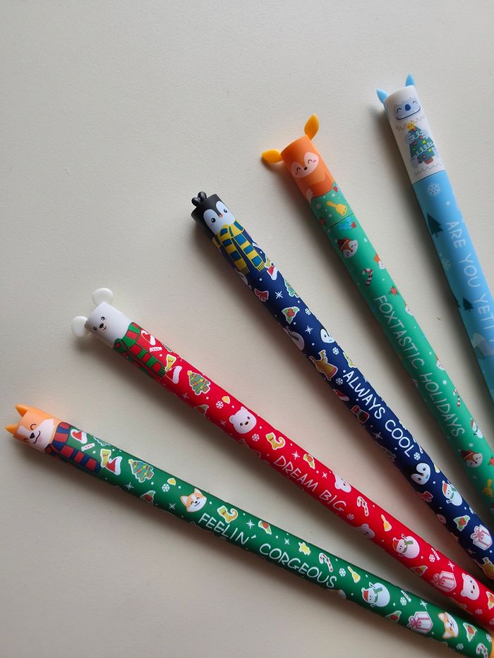 Lot de 5 Stylos Noël 🎅de la collection Edition limitée Noël - photo numéro 4